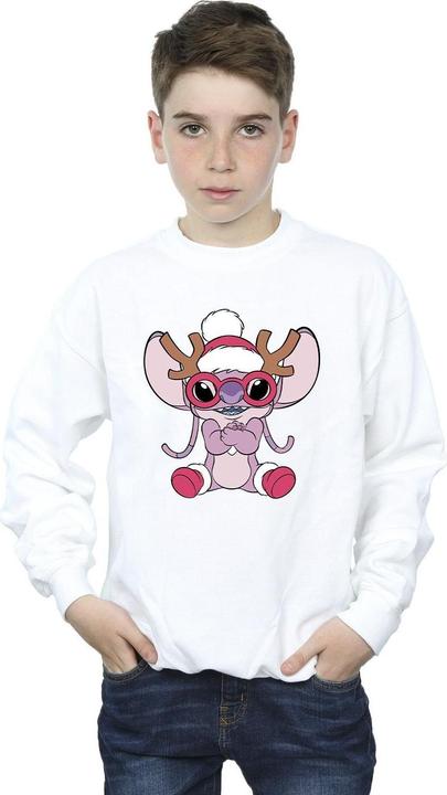 Produktbild Disney Lilo & Stitch Angel Reindeer Sweatshirt Jungen (140, 146)