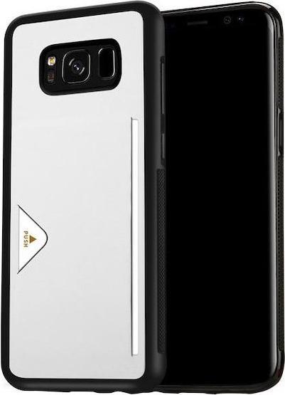 Immagine prodotto Samsung Galaxy S8 Plus - Ducis Pocard Series mit Kartenfach, weiss (Samsung Galaxy S8+)