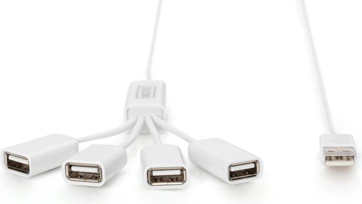 Produktbild Digitus Slim Spider (USB-A, 4 Ports)