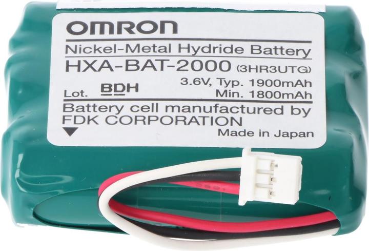 Actual product image AccuCell Battery Omron Healthcare HBP-1300 HPM-1300 Blood Pressure Monitor Type HXA-BAT2000 9065797-O