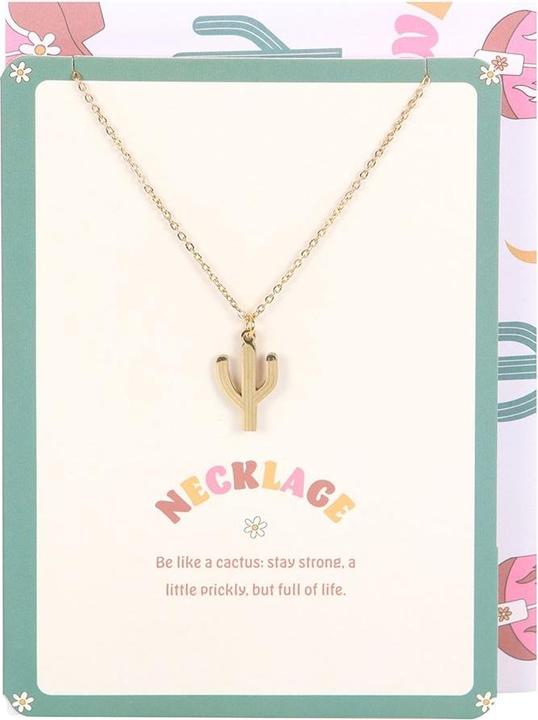 Immagine prodotto Something Different Cactus Collana e Carta (100% materiale sintetico)