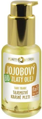 Purity Vision - Organic Golden Jojoba Oil - Fair Trade - Volume: 45 ml (Körperöl, 45 ml)