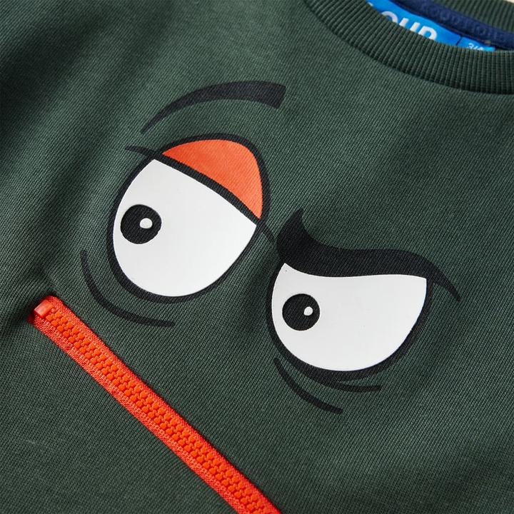 Immagine prodotto VidaXL Felpa da bambino verde scuro 92,Materiale: 92% cotone. 8 (92)