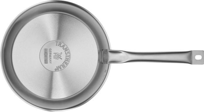 Produktbild WMF Edelstahlpfanne Bratpfanne 24cm Pfanne Gourmet Plus Induktion unbeschichtet (24 cm, Bratpfanne, Edelstahl)