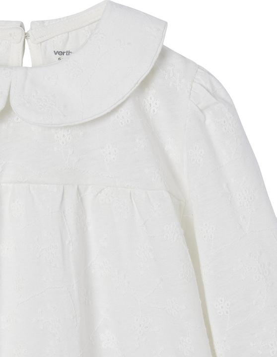 Actual product image Vertbaudet Girls' blouse shirt with eyelet embroidery (140)