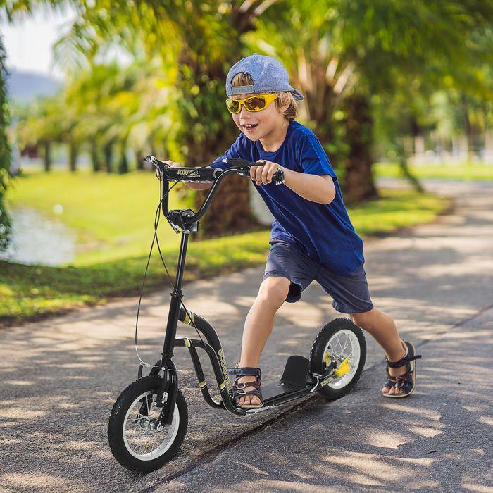 Produktbild Swisshandel24 Kinderroller ab 5 Jahre Scooter Kinderscooter Tretroller Cityroller Kinder Roller Kickboard mit Luft