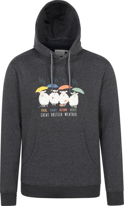 Produktbild Mountain Warehouse Great British Weather Kapuzenpullover Über den Kopf (4XL)