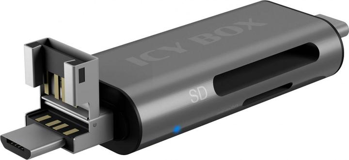 Produktbild Icy Box Card Reader Extern IB-CR201-C3 (Micro USB, USB, USB-C)