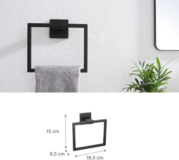 Image du produit Hermex Porte-serviettes Set 5-pièces salle de bains Hardware papier toilette titulaire