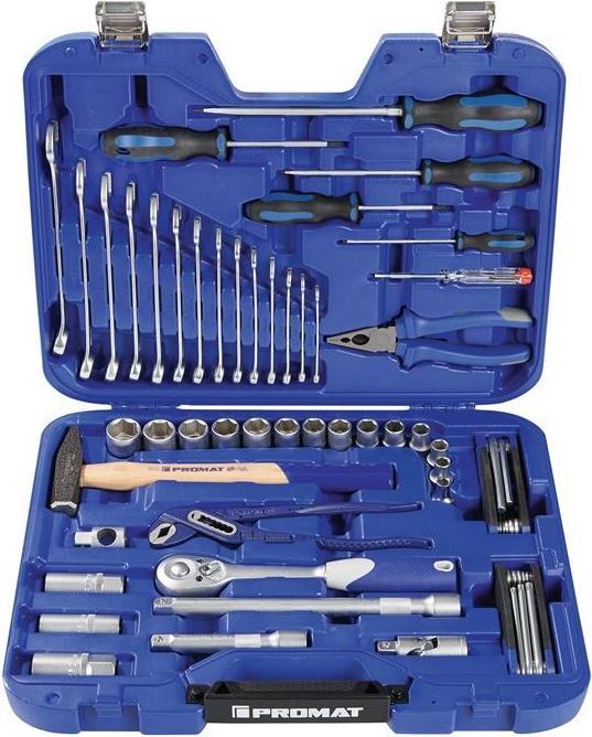 Produktbild Nordwest Werkzeugkoffer 47-tlg.im Ku.-Koffer 4-24mm PROMAT (47 Teile)