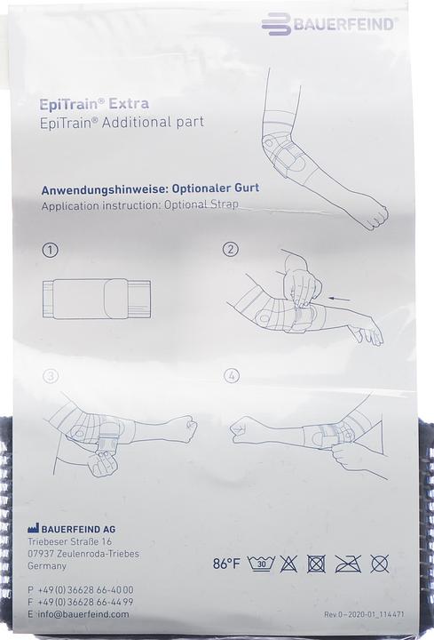 Produktbild Bauerfeind Gurt Grösse 2 titan (2)