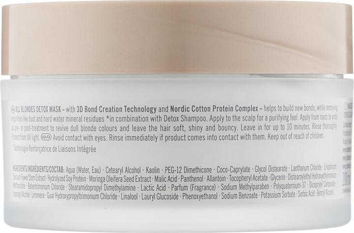 Immagine prodotto Schwarzkopf Professional Blondme - Maschera disintossicante per tutte le bionde (200 ml)