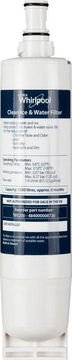 Produktbild Whirlpool C00424824 Kühlschrankteil & Zubehör Wasserfilter Blau, Weiss (1 x)