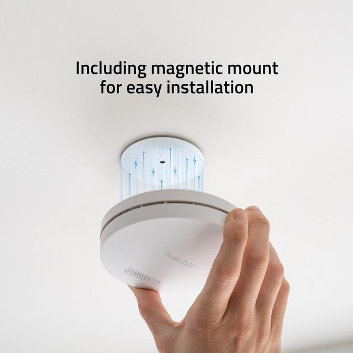 Actual product image Hombli Smart smoke detector