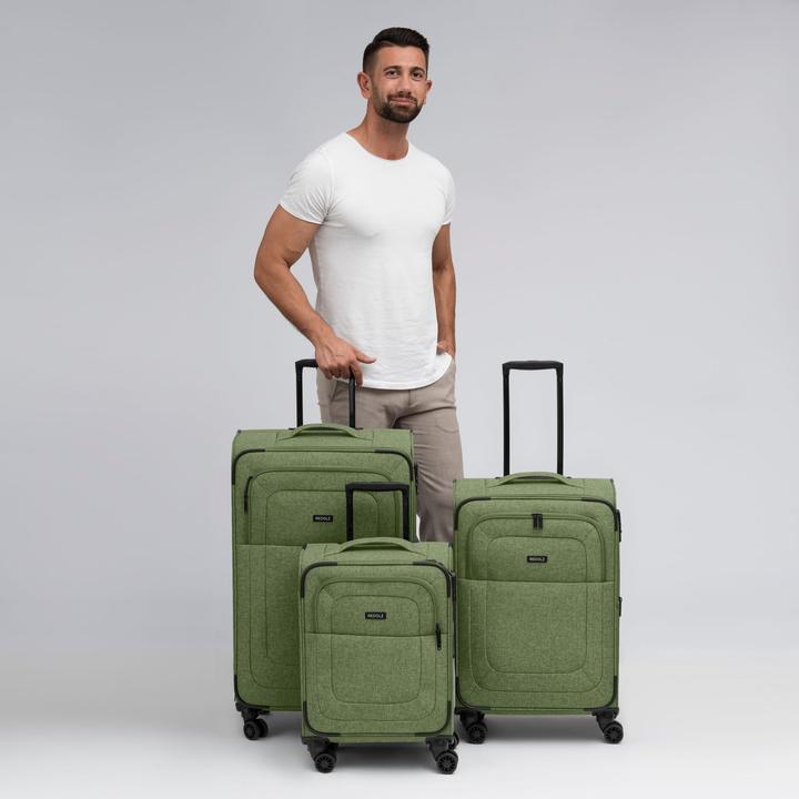 Produktbild Redolz Essentials 12 THREE SET 4-Rollen Kofferset 3-tlg. mit Dehnfalte (201 l, XL (ab 115l))