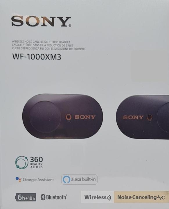 Actual product image Sony WF-1000XM3 (ANC, 8 h, Wireless)