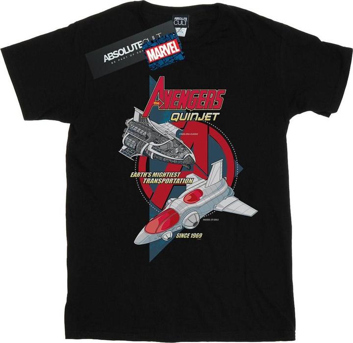The Avengers Quinjet 1969 TShirt (4XL)