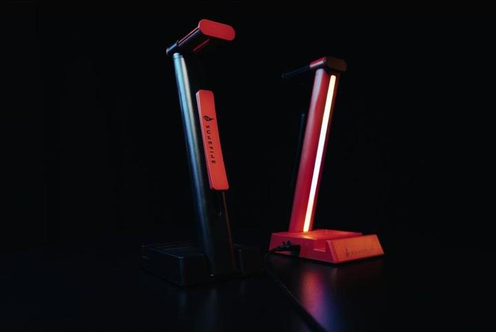 Produktbild Verbatim Vinson N1 Headset Stand Red Dual Balance Gaming Headset RGB