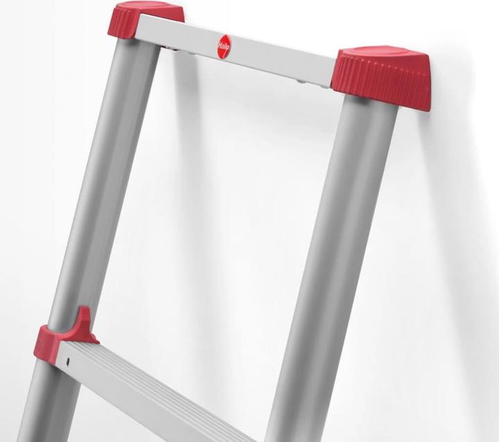 Productafbeelding Hailo FlexLine, aluminium veiligheidstelescopische ladder, 9 sporten (Enkele ladder, 264 cm)