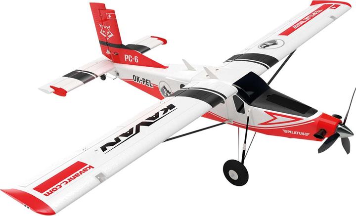 Produktbild Kavan Pilatus PC-6 Porter 1500mm ARF - rot (Scale Modell)