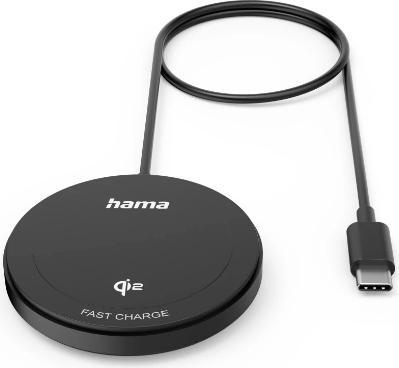 Actual product image Hama Induction charger 2500 mA Qi2 00201725 Outputs Induction charging standard (15 W)