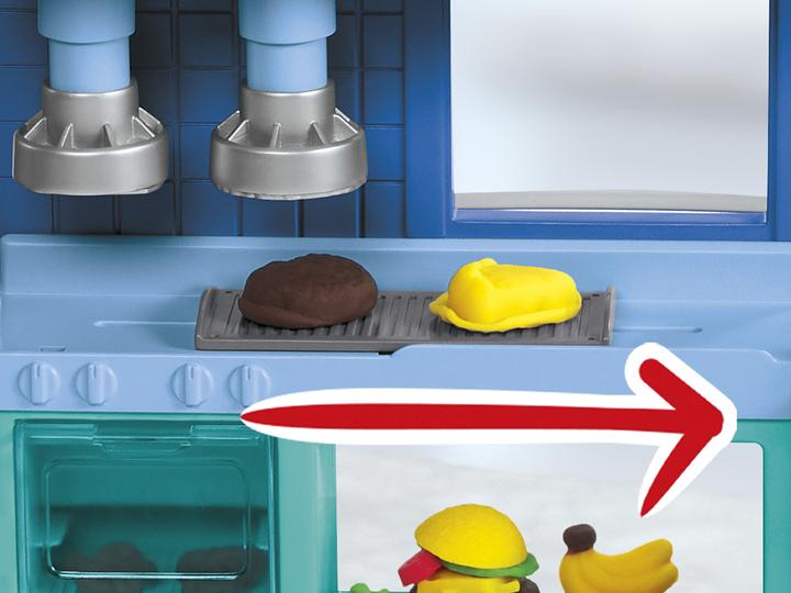Productafbeelding Play-Doh Keukencreaties kleurrijke restaurantkeuken speelset