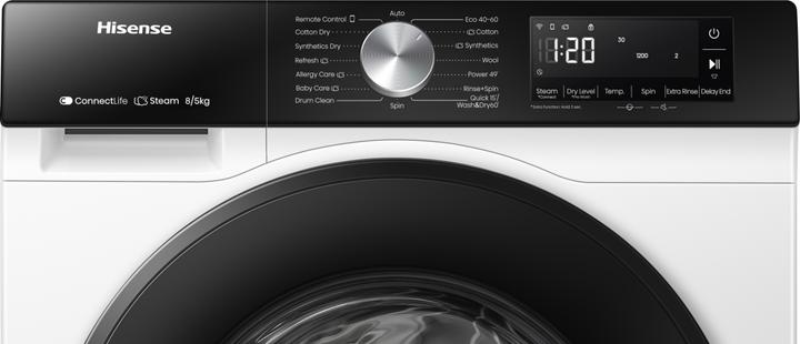 Immagine prodotto Hisense WD3S8043BW3 Lavasciuga a libera installazione 8Kg