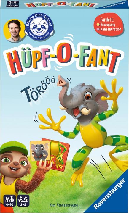 Ravensburger 20951 - Move smart! Bouncy-O-Fant - for 2 to 5 children from 4 years - developed (German)