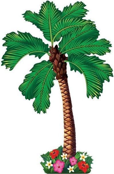 Produktbild Amscan Wand-Dekoration Palme Papier 162 cm