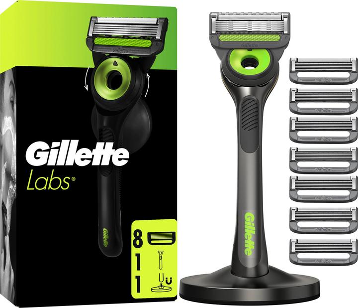 Actual product image Gillette Labs Neon Night Systemklingen 8er + Handstück Online Versandvariante (1 x)