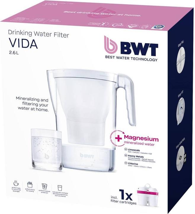 Produktbild BWT Vida inkl 1 Filterkartusche (1.40 l)