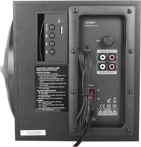 Produktbild Fenda Multimedia Bluetooth Speakers F&D A111X Bluetooth 4.0, USB card reader, MP3/WMA, FM, Remote Co (1 Paar, 11 W)