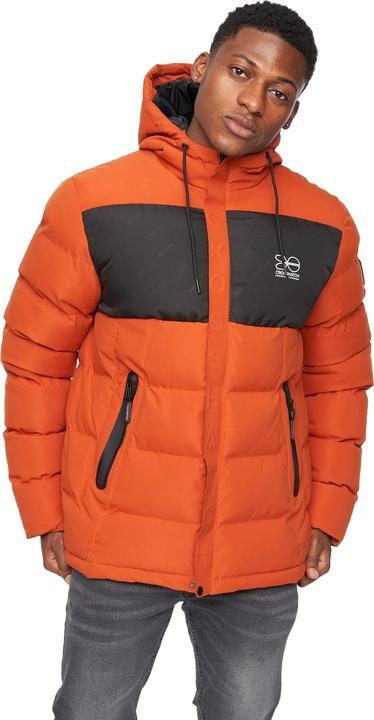 Actual product image Crosshatch Mens Tenthley Embossed Padded Jacket (XL)