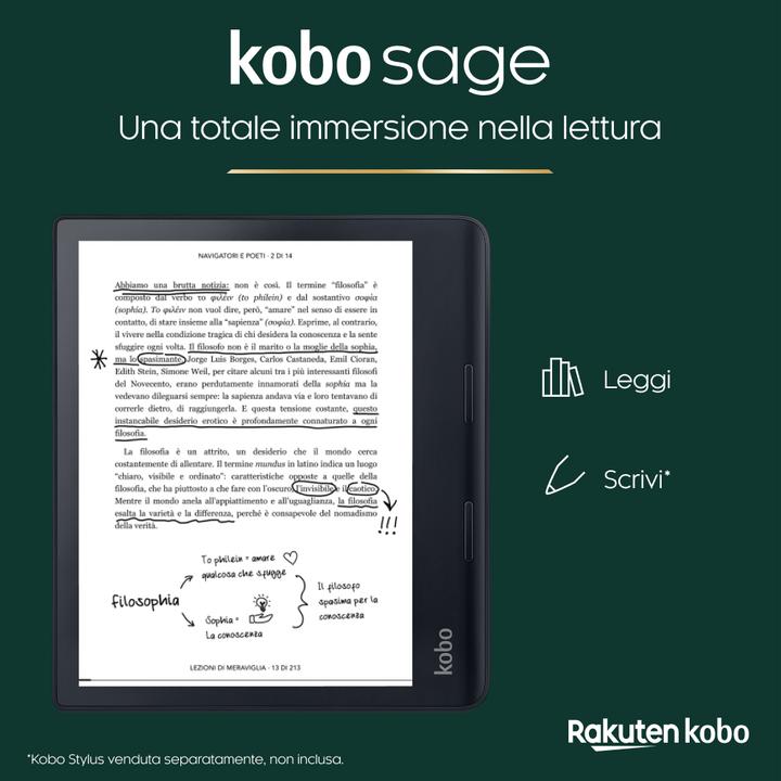 Produktbild Kobo Sage (8", 32 GB, Black)