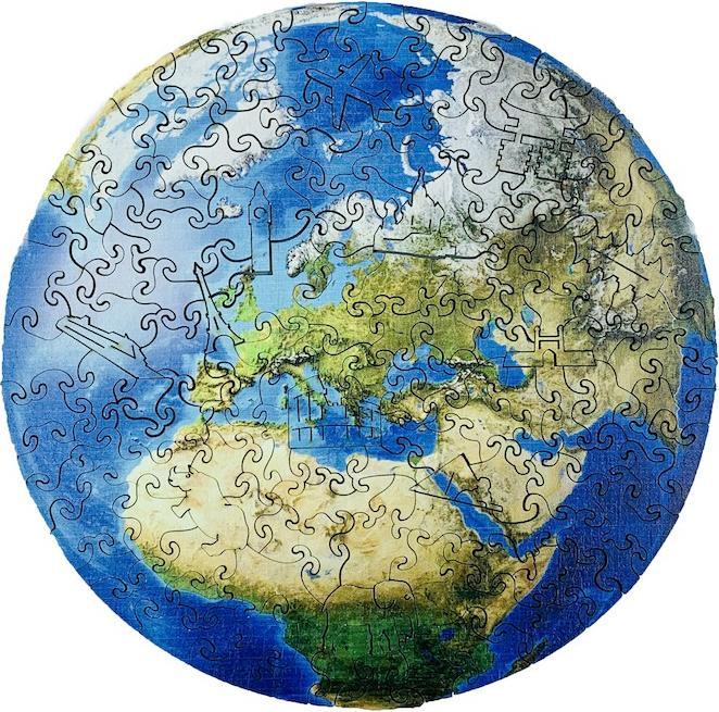 Actual product image Creatif'Puzzle Puzzle en Bois "Creatif Puzzle" - Taille Petite (118 pieces)