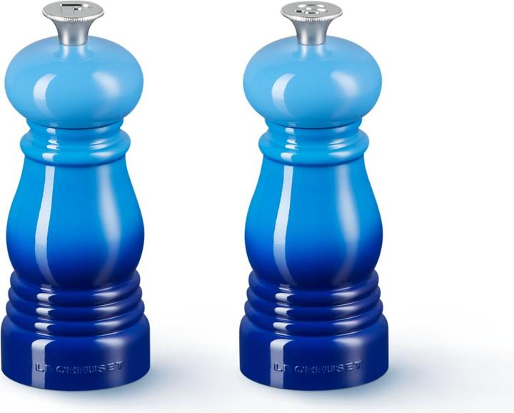 Image du produit Le Creuset Salière & poivrière bleu azur (Poivre, Sel)