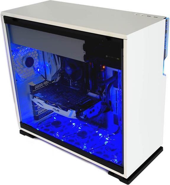 In Win Tour Midi 101, blanc sans NT (ATX)