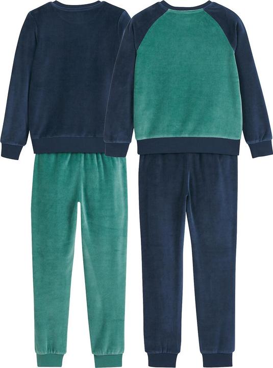 Produktbild La Redoute Collections 2er-Pack Pyjamas aus Samt (102)