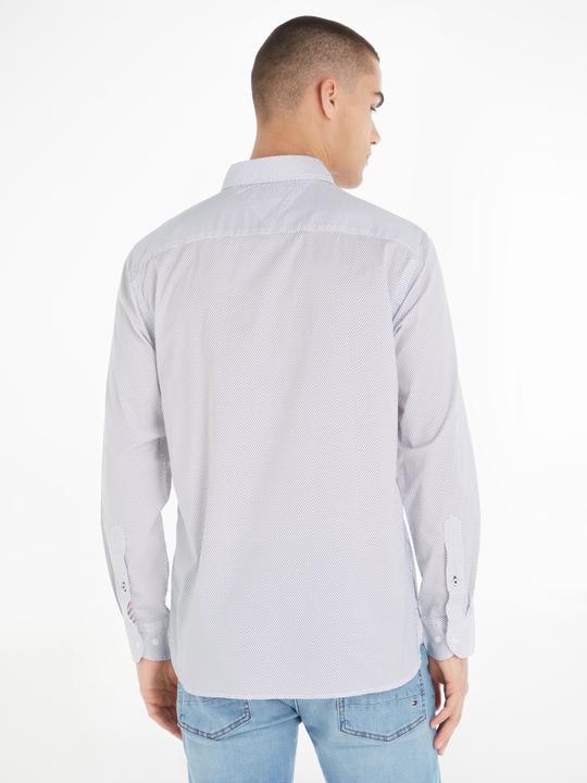 Image du produit Tommy Hilfiger Mini Print Shirt Regular Fit White/Carbon Nav (L)