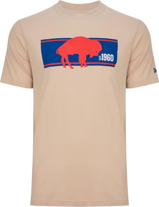 New Era Shirt - NFL SIDELINE Buffalo Bills stone - XL (XL)
