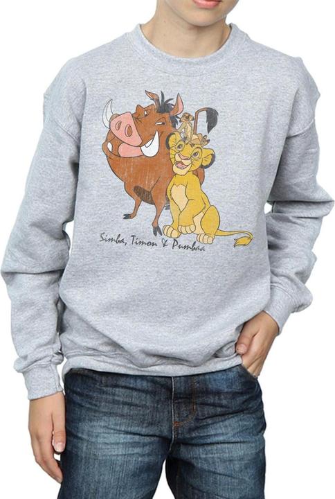 The Lion King Klassisches Simba Timon & Pumba Sweatshirt Jungen