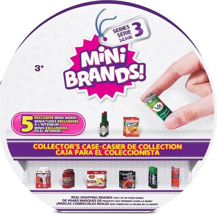 5 Surprise Foodie Foodie Mini Brands Series 2 collector's case