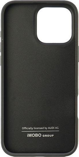 Produktbild Audi Synthetic Leather iPhone 16 Pro Max 6.9" czarny/black hardcase AU-TPUPCIP16PM-GT/D2-BK (Apple iPhone 16 Pro Max)