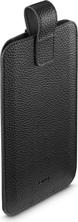 Produktbild Hama Handytasche, universal, für Handys mit 16,0x8,9x1,2 cm, Kunstleder, Schwarz (Universal)