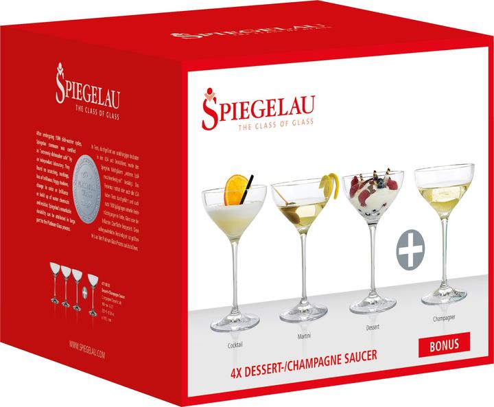 Produktbild Spiegelau Champagnerschalen (25 cl, 4 Gläser, Dessertweingläser)