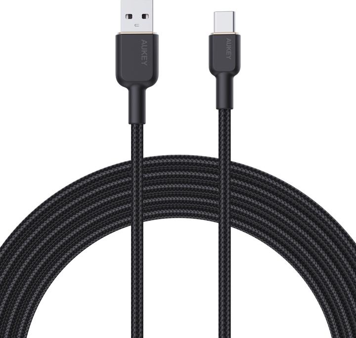 Aukey USB A - USB C (1.80 m, USB 3.2 Gen 2, USB 3.1, 60 W)