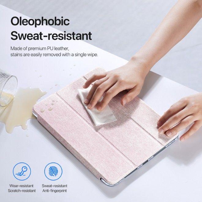 Actual product image iPad Pro 11 (2024) - Ducis Unid Series, aufstellbares Flip-Etui, Pink (iPad Pro 11 2024 (5th gen))