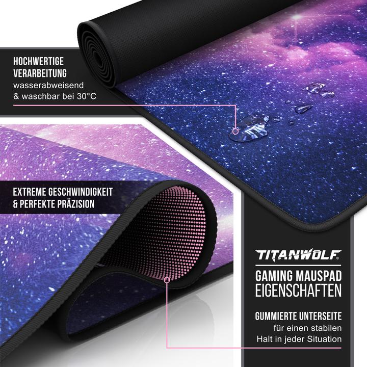 Actual product image Titanwolf Gaming Mauspad (XXL)