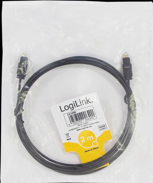 Actual product image LogiLink CA Toslink (2 m, Optical)