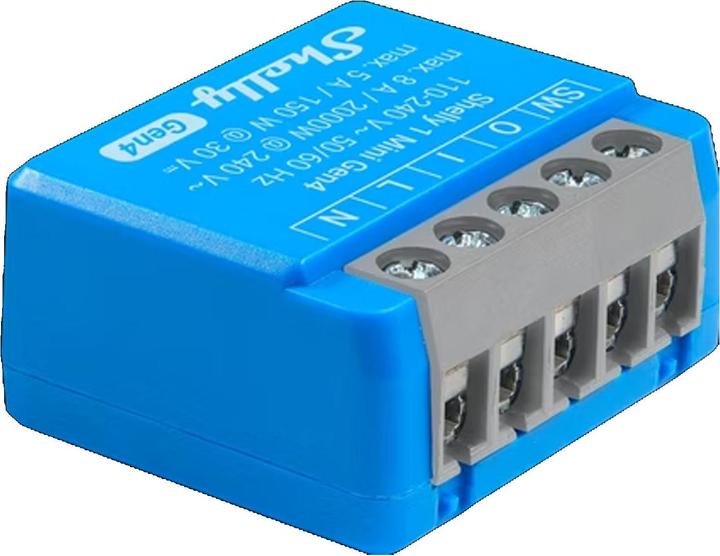 Actual product image Shelly 1 Mini Gen4 (Switch actuator)